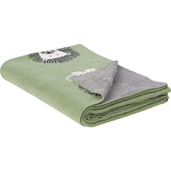 Beliani RUSAMI - Plaid-Groen-Katoen