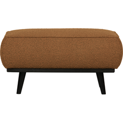 BePureHome Statement Hocker - Bouclé - Butter - 40x80x55