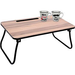 Bedtafel en Koffiebeker set - Mr Right en Mrs Always Right - Valentijn cadeautje voor hem / haar - Dienbladen
