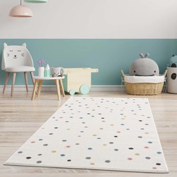 Tapijtenloods Vloerkleed Laagpolig Anime Kids Creme- 120x170 CM