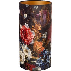 Pols Potten Lampenkap Polyester/PVC Velvet Flowers - 50 x Ø25 cm