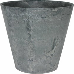 Artstone Bloempot Claire - grijs - D43 x H39 cm - met drainagesysteem - voor binnen en buiten - Plantenpotten