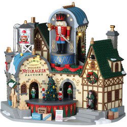 Ludwig's wooden nutcracker factory, with 4.5v adaptor
