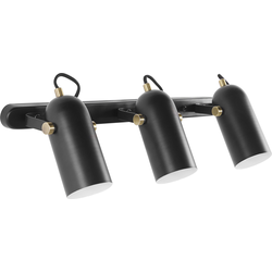 TYRIA L - Wandlamp - Zwart  - Metaal