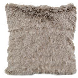 Sierkussen Furry Velvet Bruin | 45 x 45 cm | Velvet/Polyester