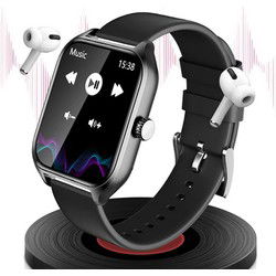 WS-7 Smartwatch voor Dames en Heren - voor Android - IP67 Waterdicht - Stappenteller - Horloge - Activity Tracker Smartwatches - Zwart