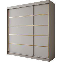Meubella Kledingkast Eagle - Beige - 200 cm