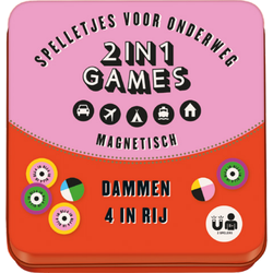 NL - Image Books Imagebooks Magnetische 2 in 1 Games - Dammen & 4 in Rij (U) EUROKNALLER