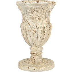 Clayre & Eef Bloempot Ø 27x43 cm Beige Keramisch materiaal