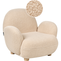 Beliani HEM - Kinderstoel-Beige-Bouclé