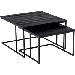 Kick salontafel Muse set van 2 - Zwart