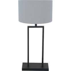 Steinhauer tafellamp Stang - zwart - metaal - 30 cm - E27 fitting - 3954ZW