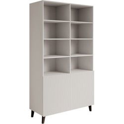 Meubella - Boekenkast Palamos - Wit - 100 cm