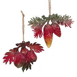 Glitter Pinecone/Acorn 5 Inch