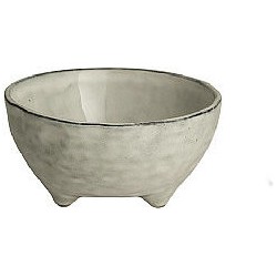 Broste Copenhagen - Bowl 'Nordic Sand' Stoneware w/3 small feet sand B