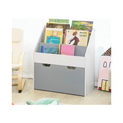 Boekenkast - Boekenrek - Voor kinderen - 3 compartimenten - 63x70x30 cm