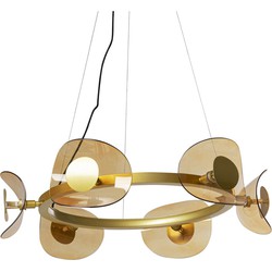 Kare Hanglamp Mariposa Brass