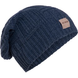 Knit Factory Bobby Gebreide Muts Heren & Dames - Sloppy Beanie - Jeans - One Size