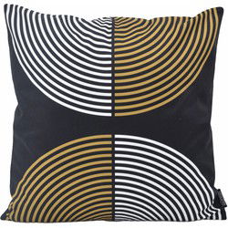 Sierkussen Circle Lines #1 | 45 x 45 cm | Katoen/Polyester