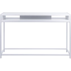 Side table Fushion - Wit - 122x30x81cm