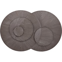 PTMD Wandpaneel Thikra - 120x10x180 cm - MDF - Bruin
