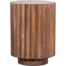 LABEL51 Bijzettafel Novan - Nature - Mangohout - 35 cm