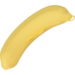 Urban Living Vershoudbakje - Banaan - 23 cm - Geel - herbruikbaar - Vershoudbakjes