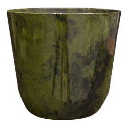 Pot Palermo marble green D17 H15 cm