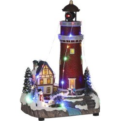 Lighthouse battery operated - l19,5xw14xh29,5cm - Luville