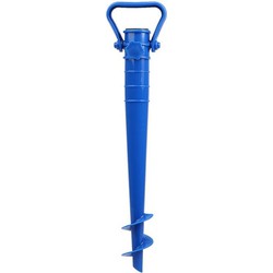Parasolharing - blauw - kunststof - D22-32 mm x H38 cm - Parasolvoeten