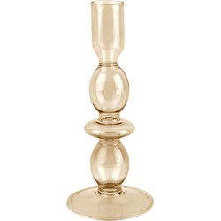Candle Holder Glass Art Bubbles Medium
