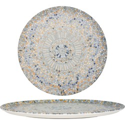 Bonna Pizzabord - Luca Mosaic - Porselein - 32 cm - set van 2