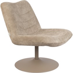ZUIVER LOUNGE CHAIR BUBBA BEIGE