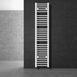 Badkamerradiator Sahara 300x1800 mm Wit recht met zijaansluiting