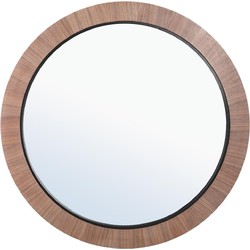 PTMD Spiegel Tiess - 101x7x101 cm - Hout - Naturel