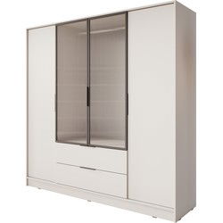 Meubella - Kledingkast Knox - Beige - 206 cm