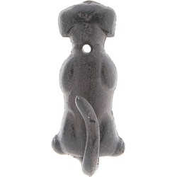 Clayre & Eef Wandhaak  5x4x10 cm Bruin Ijzer Hond Kapstok