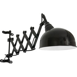 Steinhauer wandlamp Yorkshire - zwart - metaal - 7774ZW