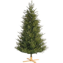 Kunstkerstboom Arkansas met houten voet 183 cm