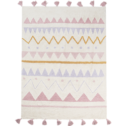 ZAYSAN - Kindervloerkleed - Lichtbeige - 140 x 200 cm - Katoen