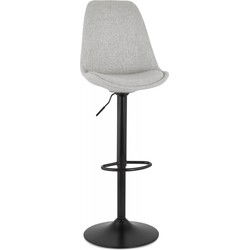 CAMPUS verstelbare kruk 48x55x103-123 cm Grijs