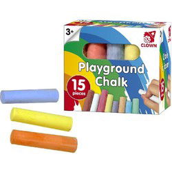 Clown Stoepkrijt 15 stuks