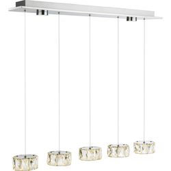 Moderne hanglamp Amur - L:82cm - LED - Metaal - Chrome