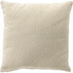Dutch Decor JULIO - Outdoor Kussenhoes 45x45 cm - waterafstotend en uv-bestendig - Marshmallow - wit - Dutch Decor