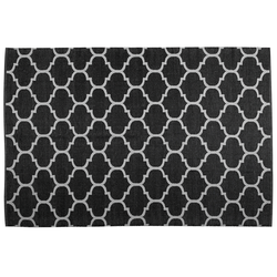 Beliani ALADANA - Buiten tapijt-Zwart-PVC