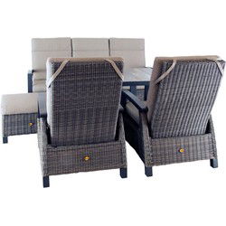 Loungeset New Haven Coffee Brown