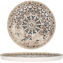 Rinart Dessertbord - Aztec - Porselein - 24 cm - set van 6