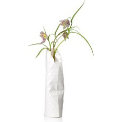        Paper Vase Cover Plain White (small) 