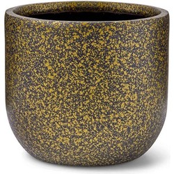 Pot bol Terrazzo 17x15 goud