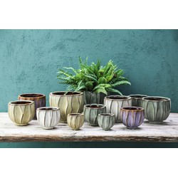 PTMD Bloempot Ariane - 19x19x16 cm - Keramiek - Roze